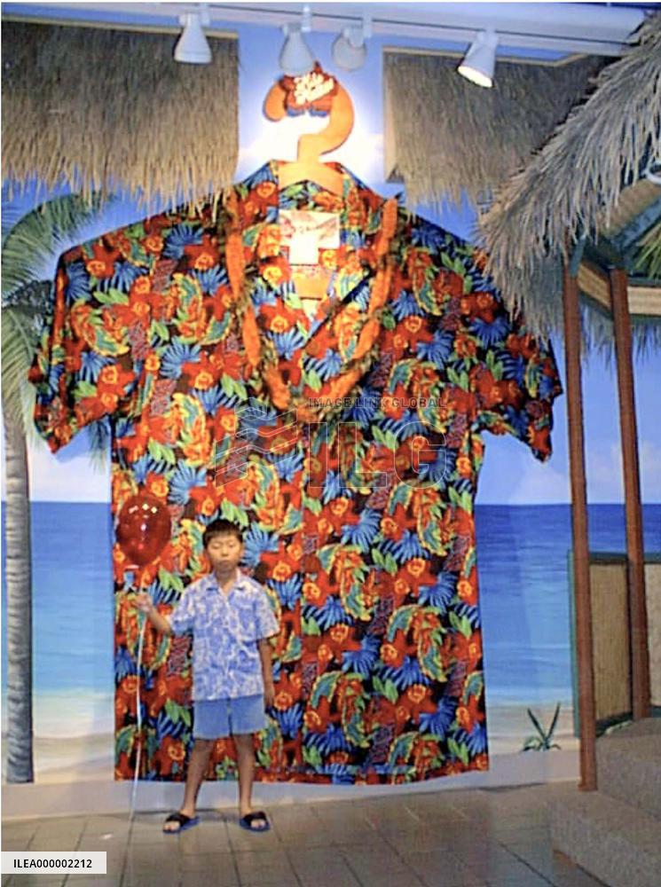 Guinness Book lists world biggest aloha shirt
