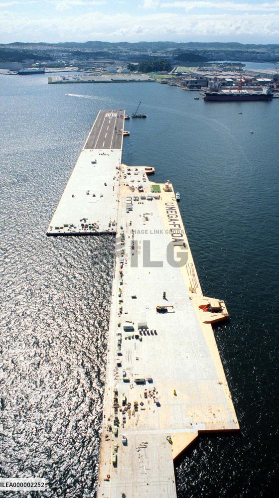 Huge 'Megafloat' facility about to be completed