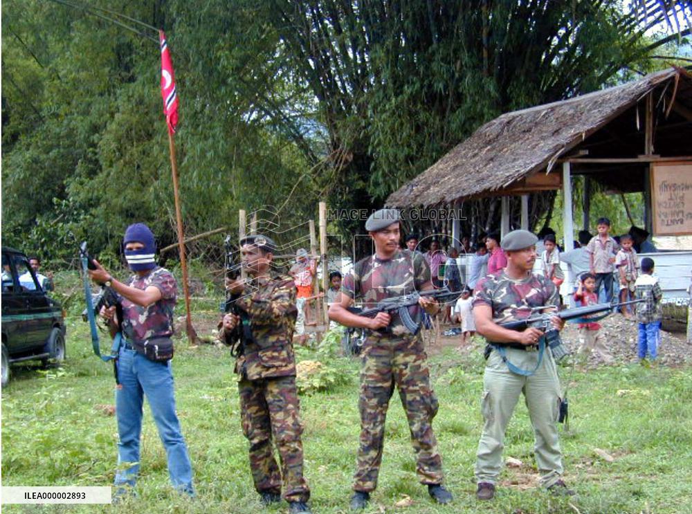 Independence fighters in Indonesia's Aceh