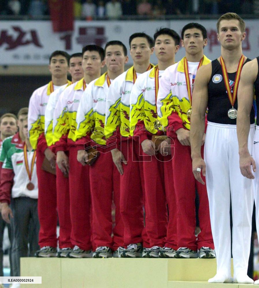 China wins title in world gymnastics c'ships