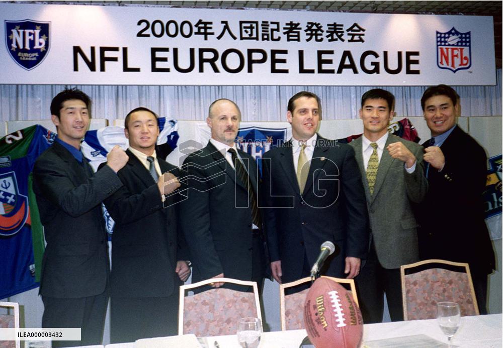 5 Japanese players selected for NFL Europe league.