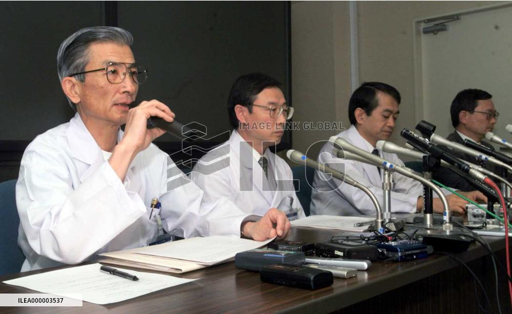 Nuclear accident victim in critical condition