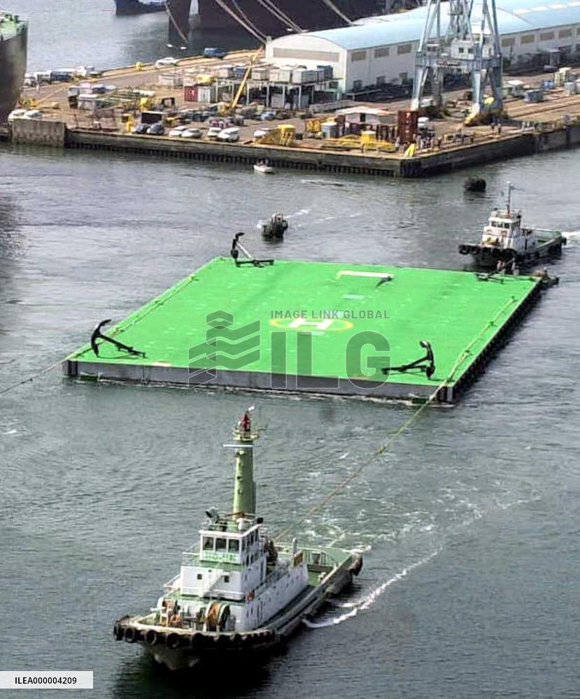 Floating antidisaster base heads for Osaka