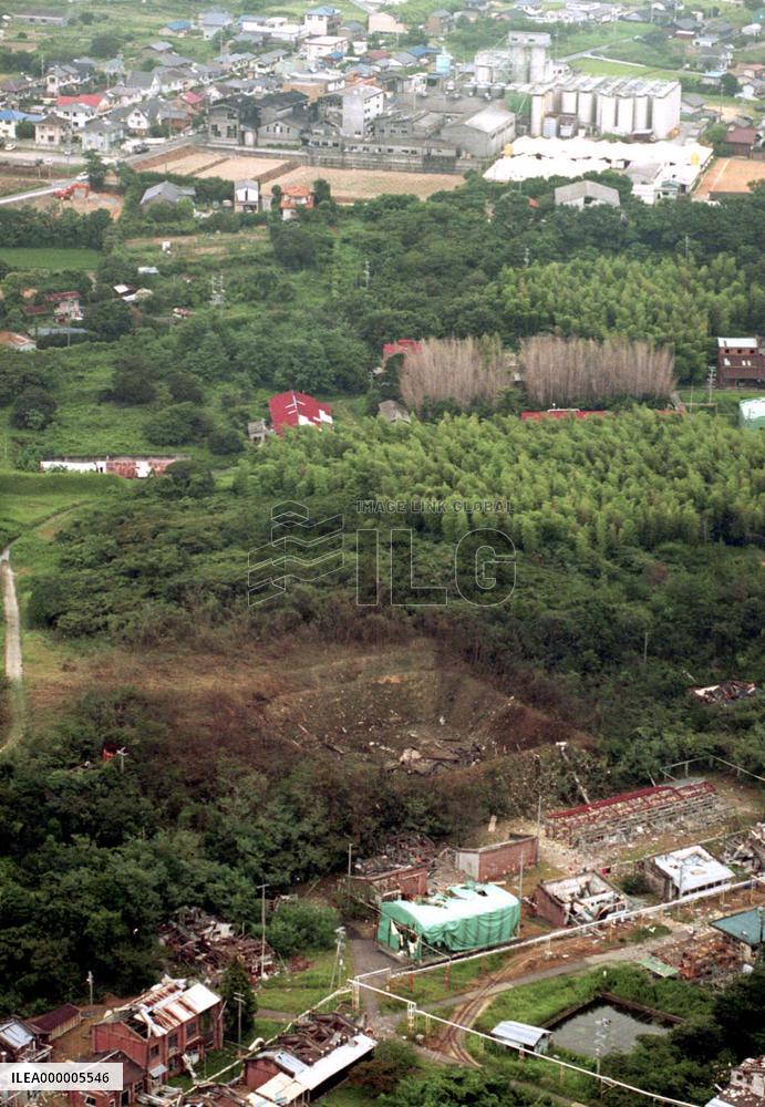 Site of gunpowder factory explosion