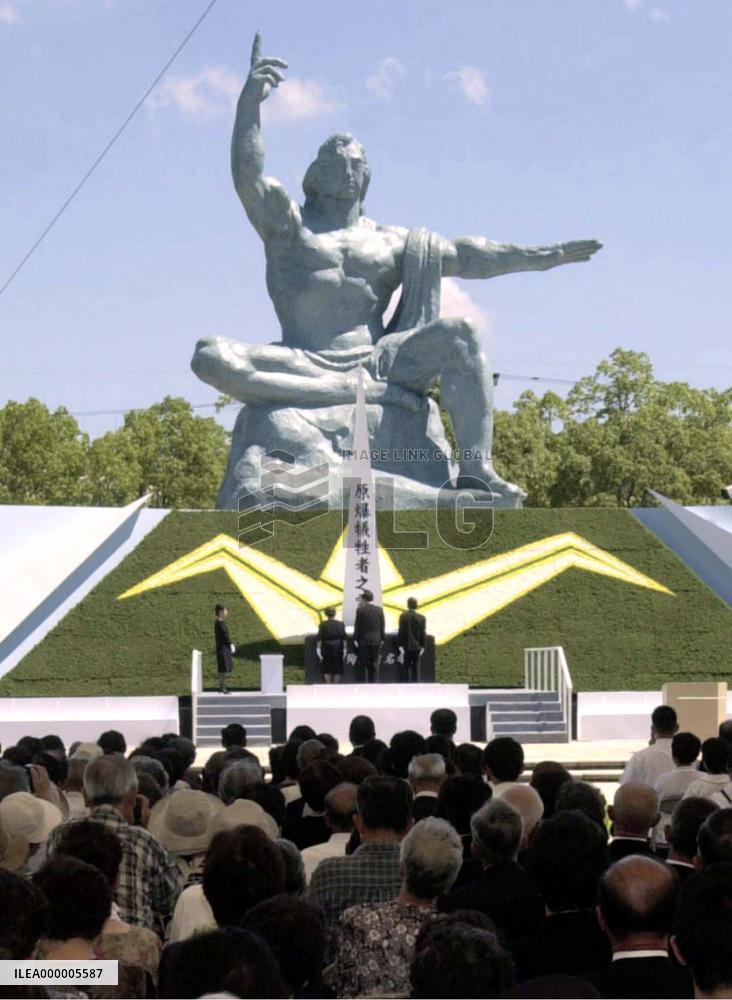 Nagasaki marks 55th anniversary of atomic bombing