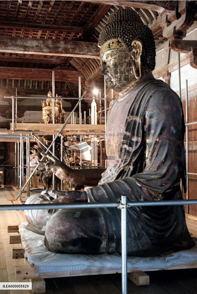 8th century Buddha image gets face-lifting