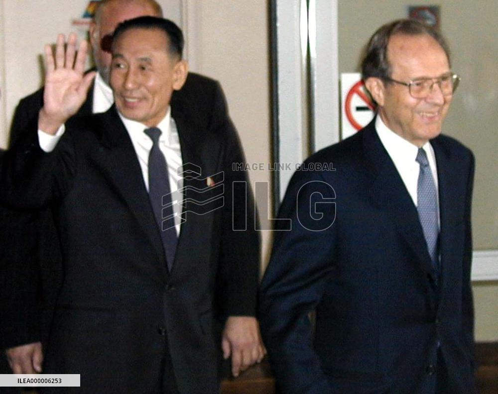 N. Korea's Jo arrives in U.S. for high-level talks