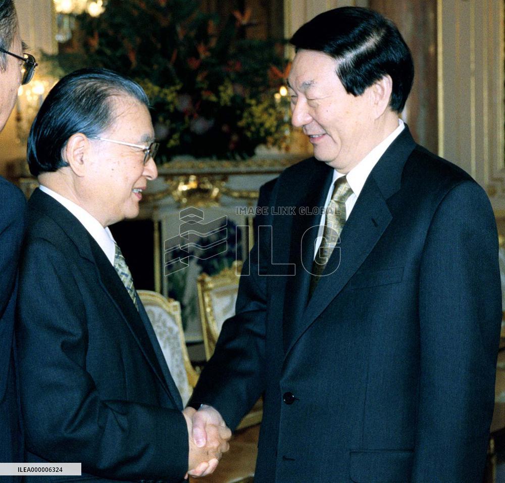 Zhu meets JCP leader Fuwa