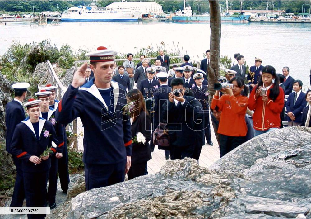 French navy returns to Okinawa to commemorate 2 sailors