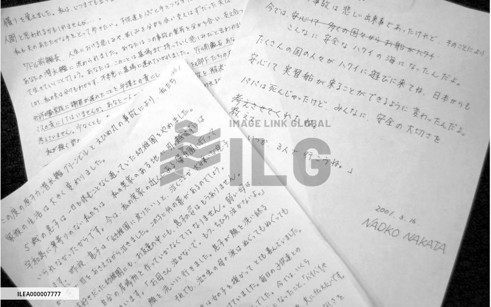 Letter given to Waddle who apologizes to kin of missing Japanese