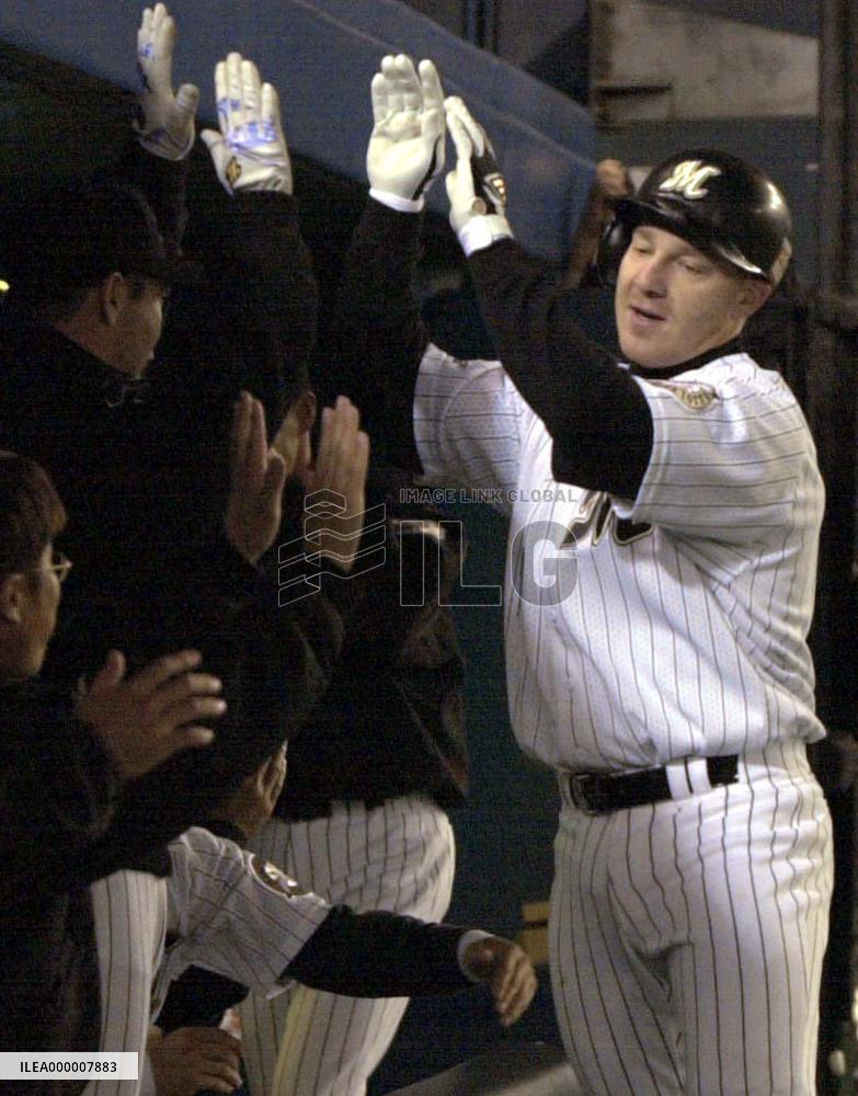 Bolick gets congratulations from teammates