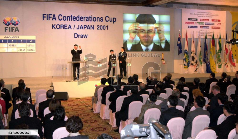 Japan grouped with Brazil at Confederations Cup