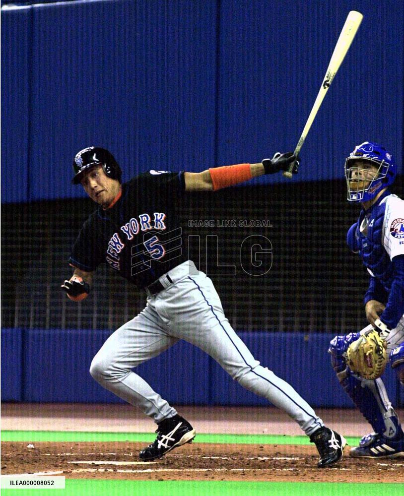 Shinjyo goes 2-for-5 in Mets-Expos game