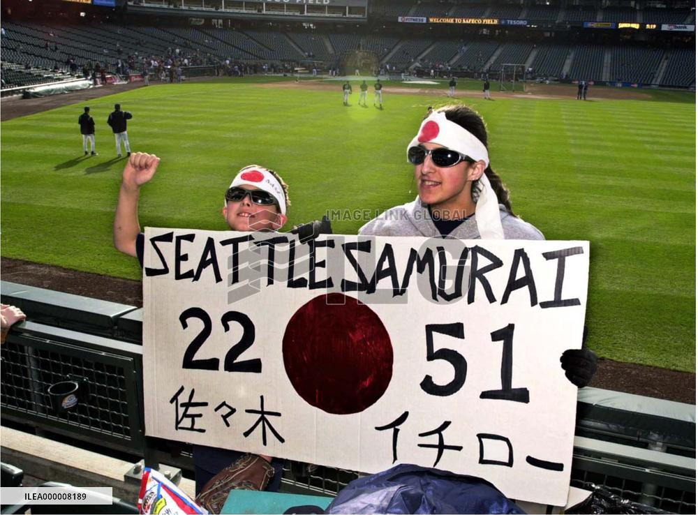 Fans at Safeco Field