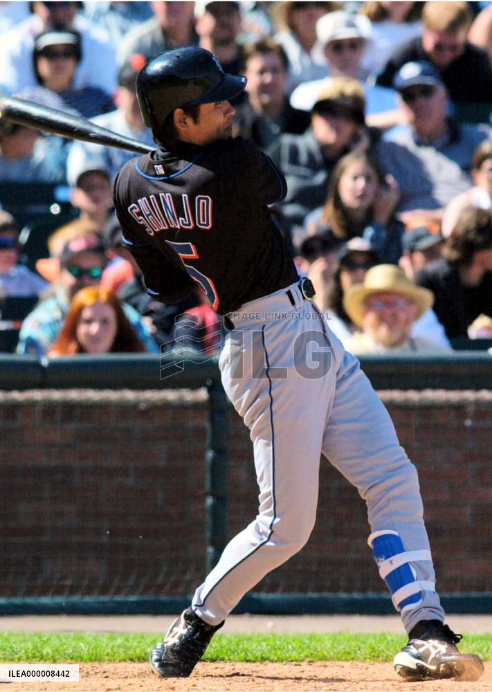 Mets Shinjo hits his 3rd homer of season in game against Giants