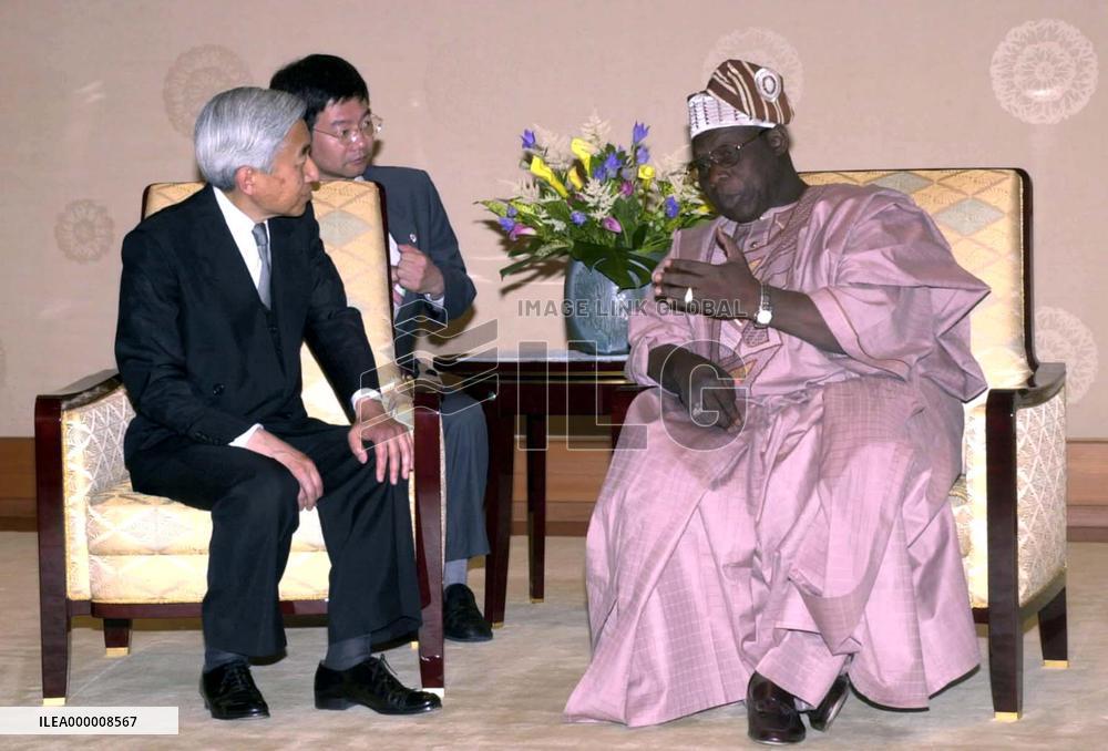Emperor meets Nigerian president