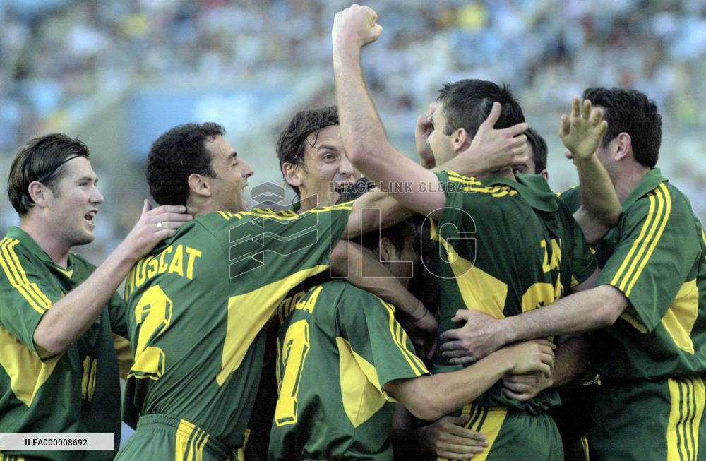 Australia scores opening goal