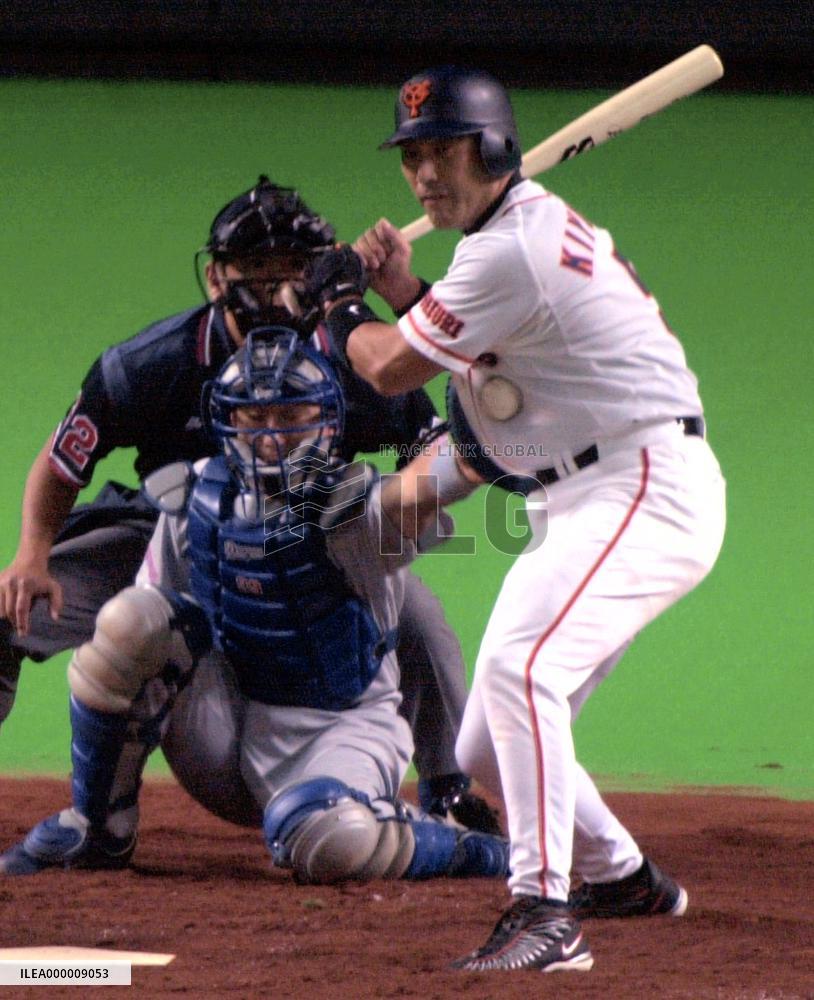 Kiyohara hit by pitch