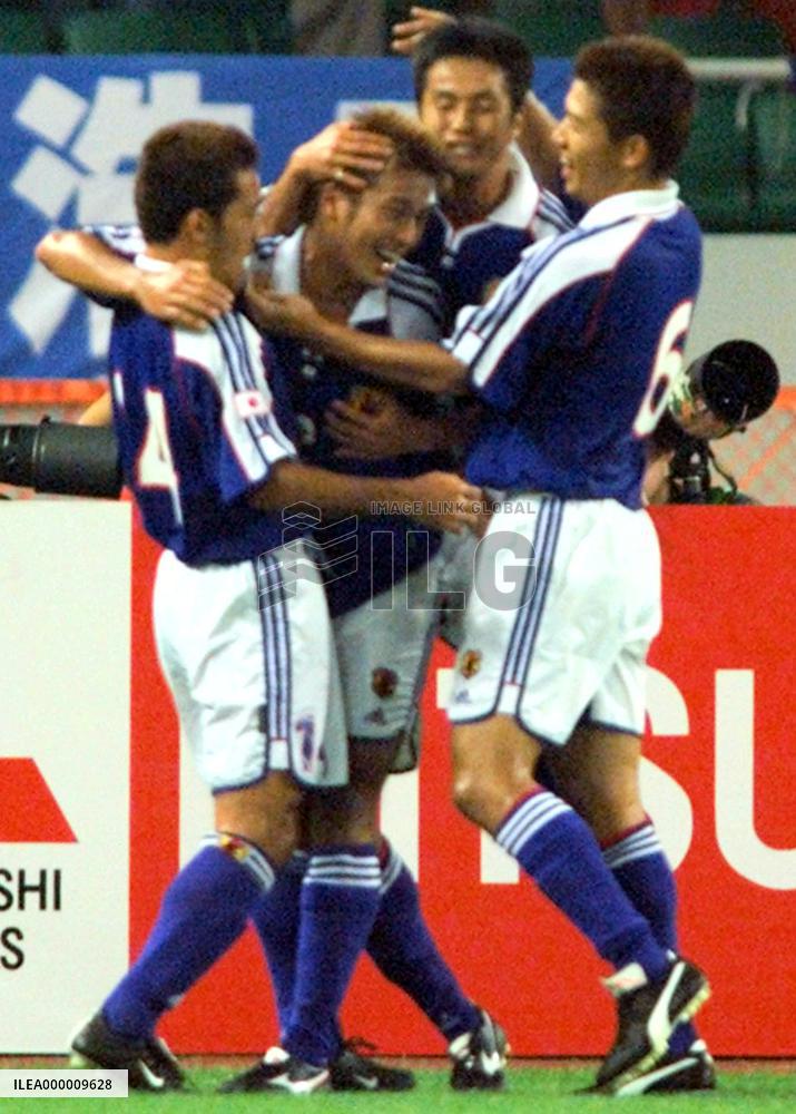 Yanagisawa scores goal against Australia