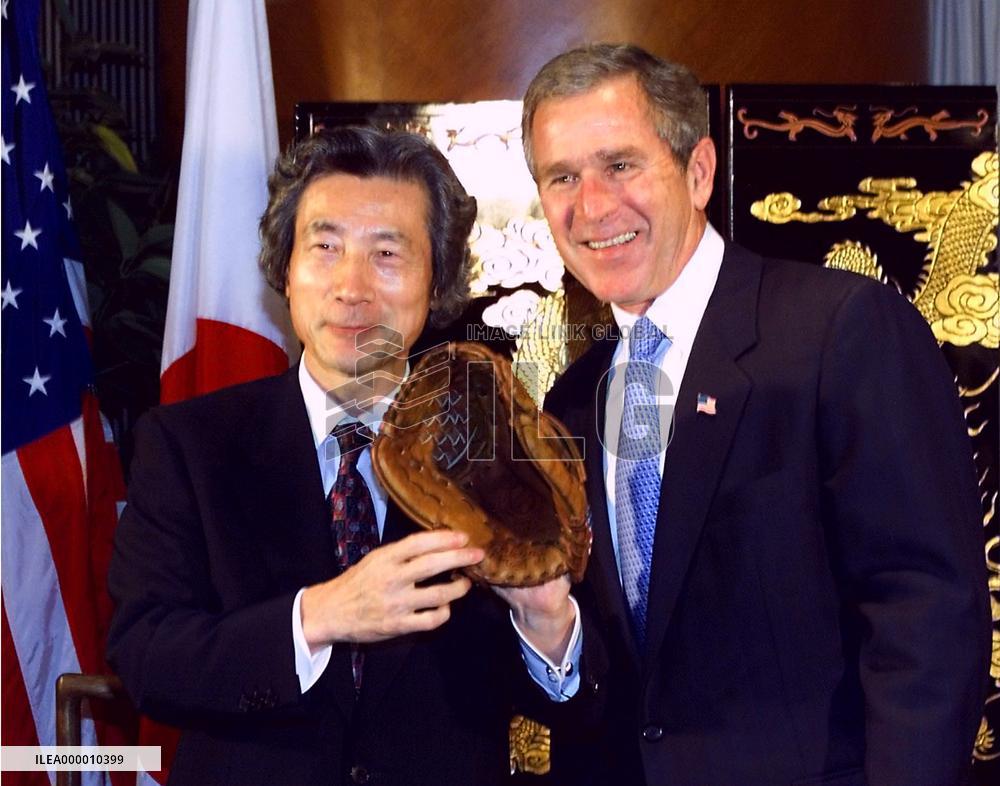 Koizumi, Bush reconfirm resolve to combat terrorism