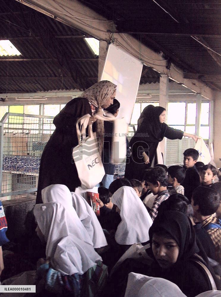 NEC expatriates in Iran support education of Afghan refugees