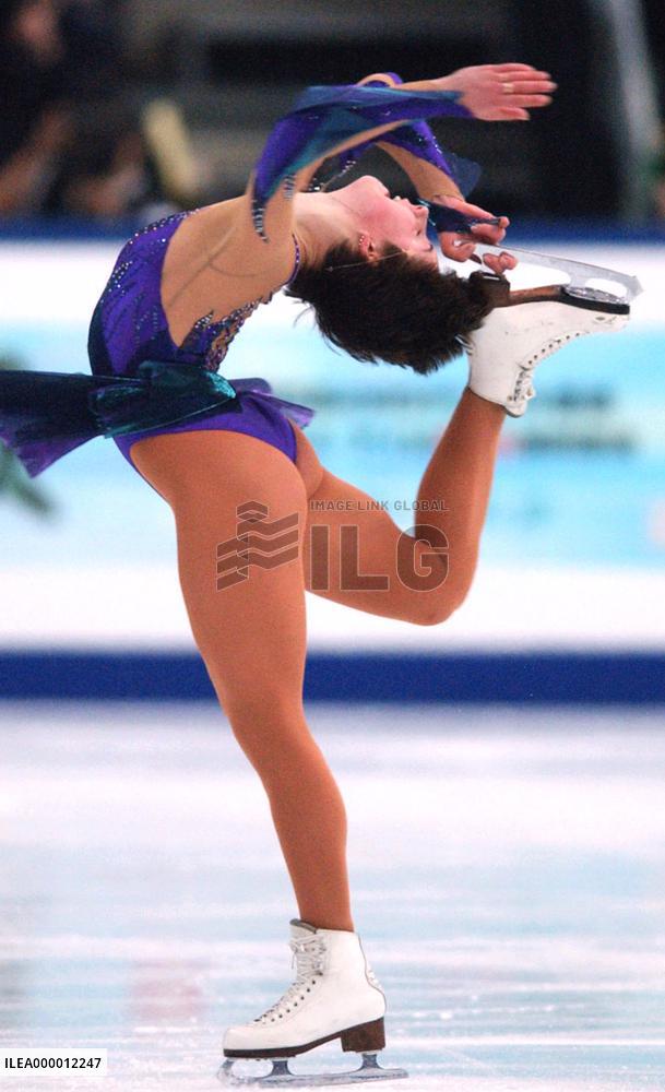 Slutskaya top qualifying group at worlds