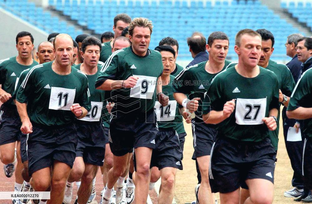 World Cup referees undergo physical checks