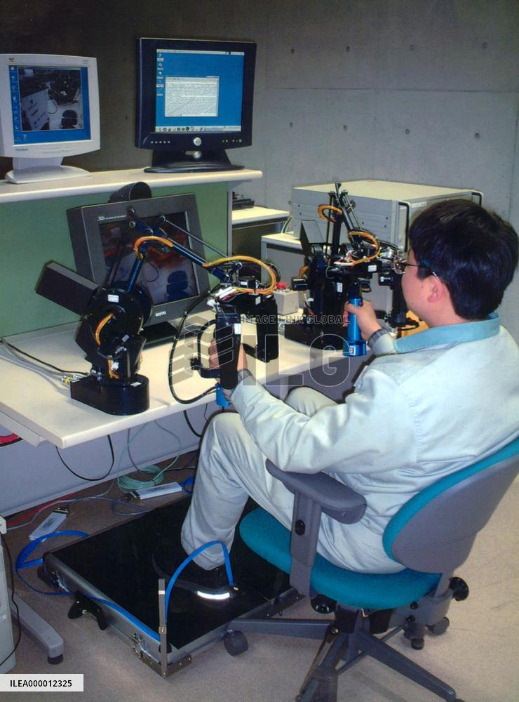 Kawasaki Heavy develops robot sensory remote control system