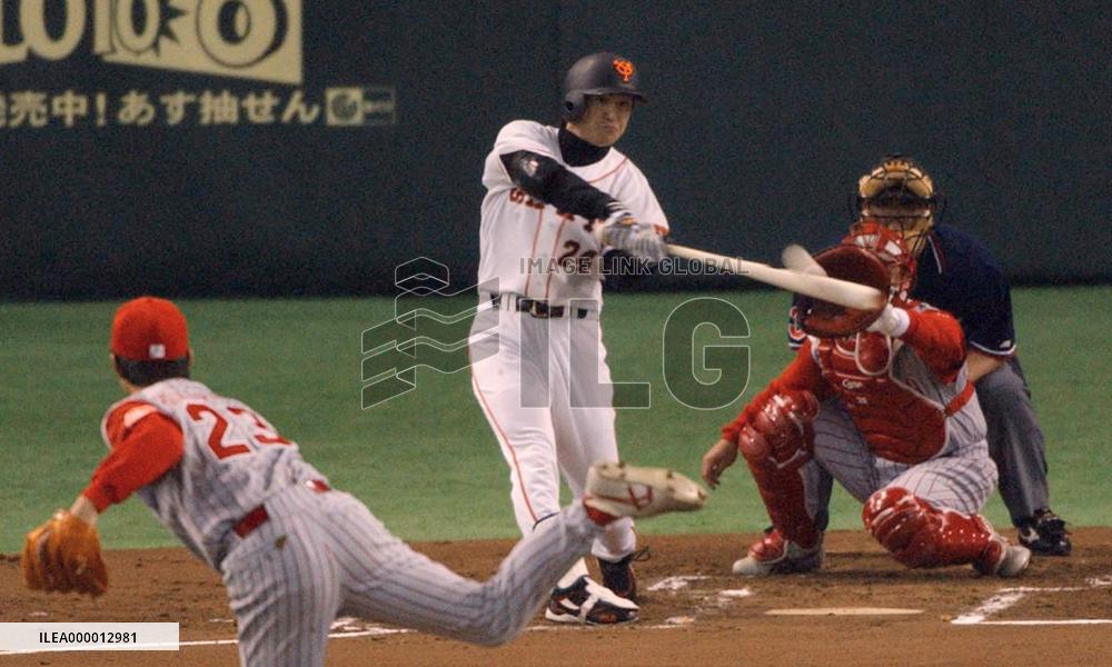 Takahashi hits two-run homer
