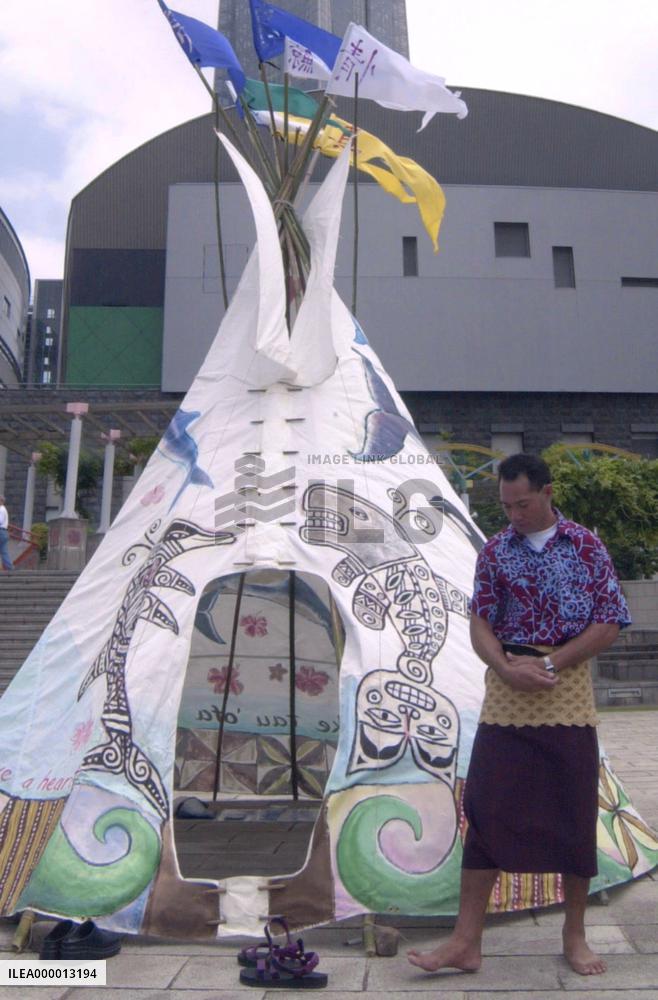 IWC participant from Tonga stages antiwhaling campaign