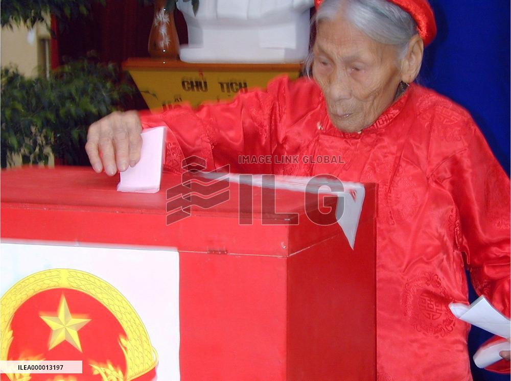 National Assembly election held in Vietnam