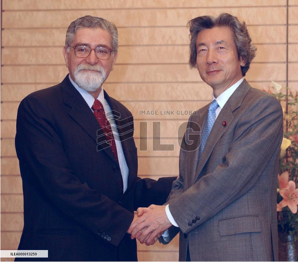Brazilian Foreign Minister Lafer meets Koizumi