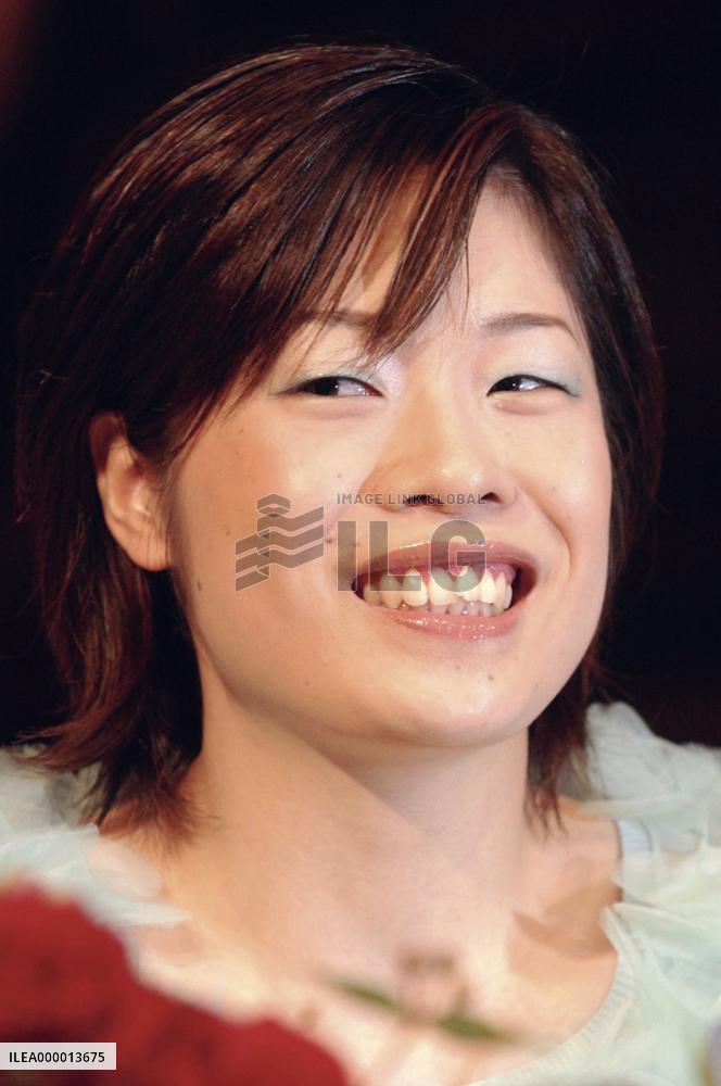 Pianist Uehara speaks in Tokyo