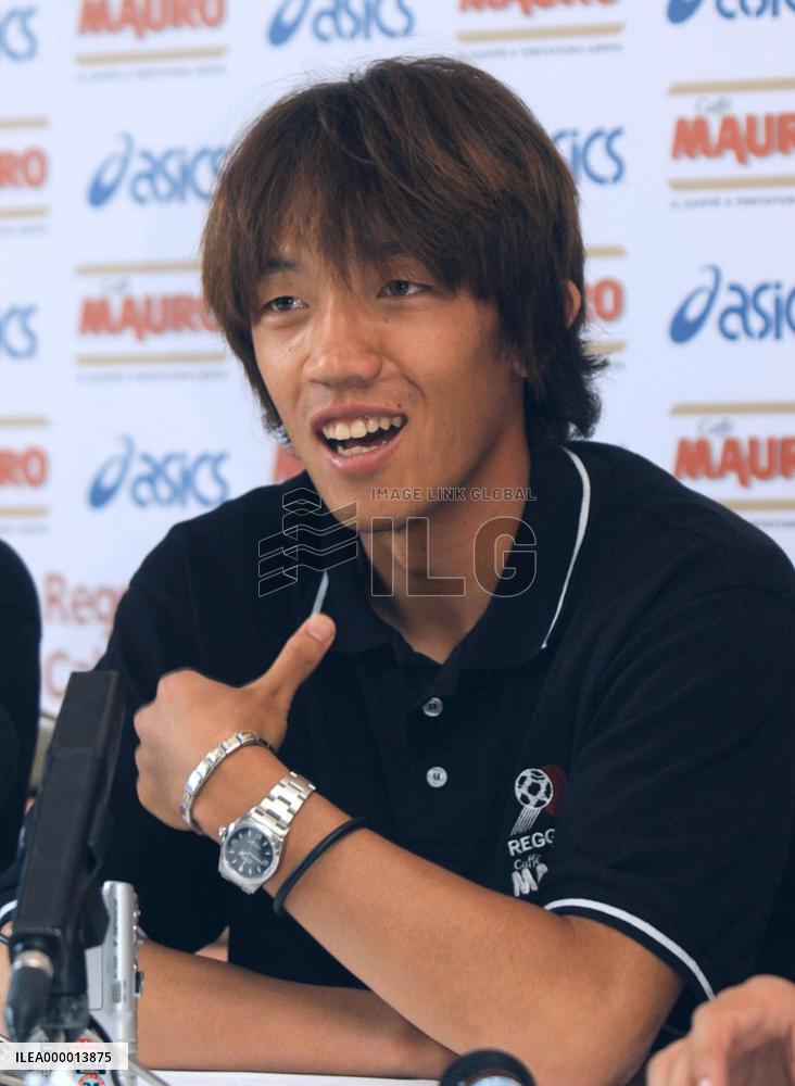 Nakamura at Reggina's training camp