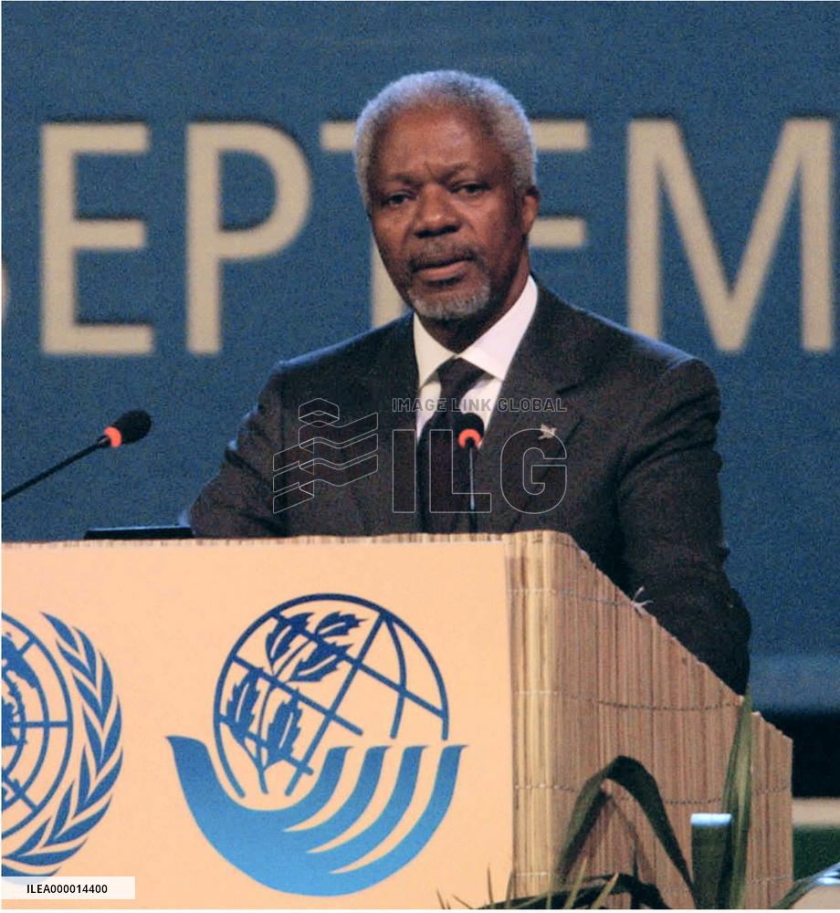 (5)U.N. World Summit on Sustainable Development opens