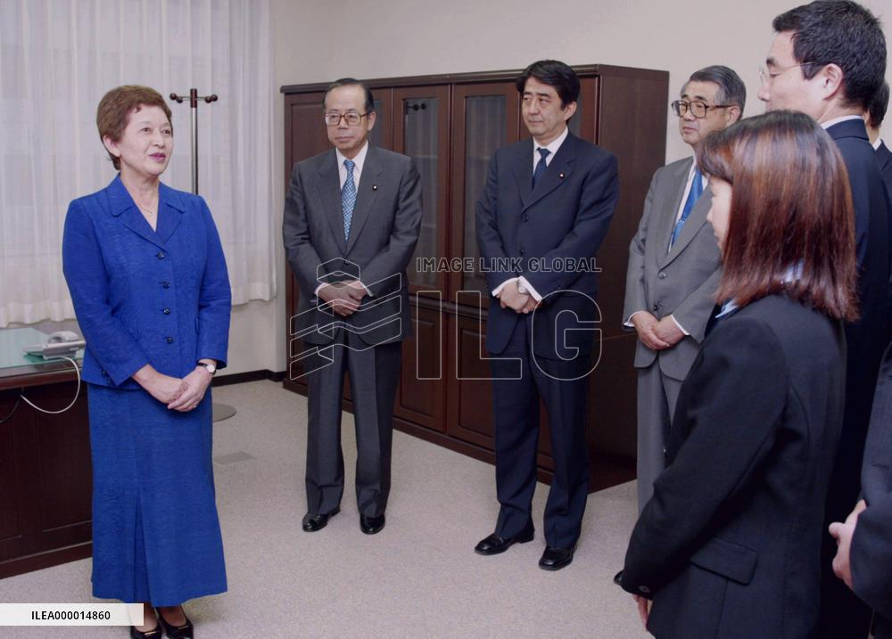 Nakayama heads liaison office for abductees' families