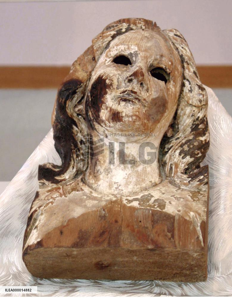 A-bombed statue of Virgin Mary shown at culture festival