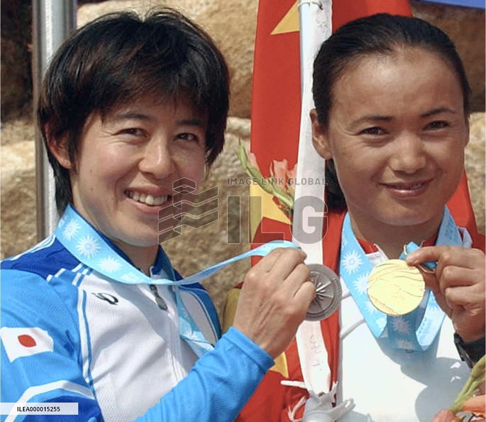 Japan's Nakagome wins silver in AG mountain bike cross country