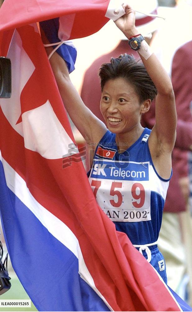 N. Korea's Ham wins women's marathon
