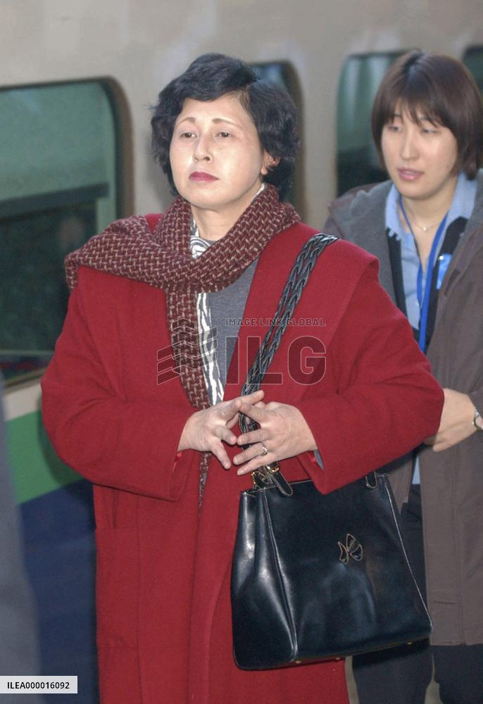 Soga arrives in Tokyo to discuss family in N. Korea