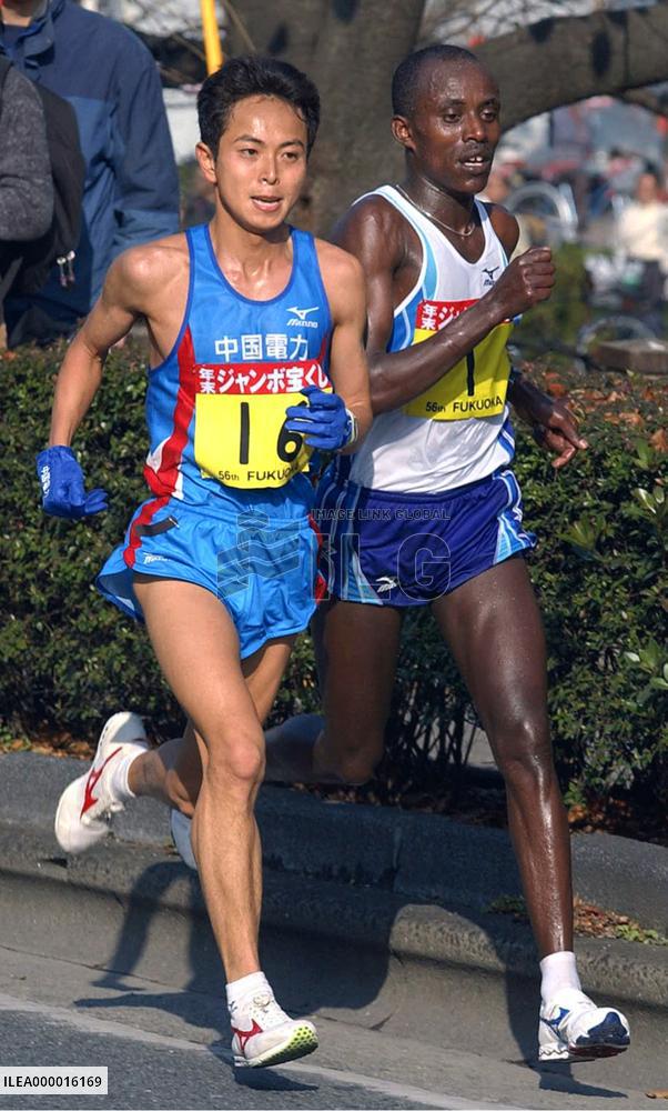 (2)Abera wins Fukuoka marathon