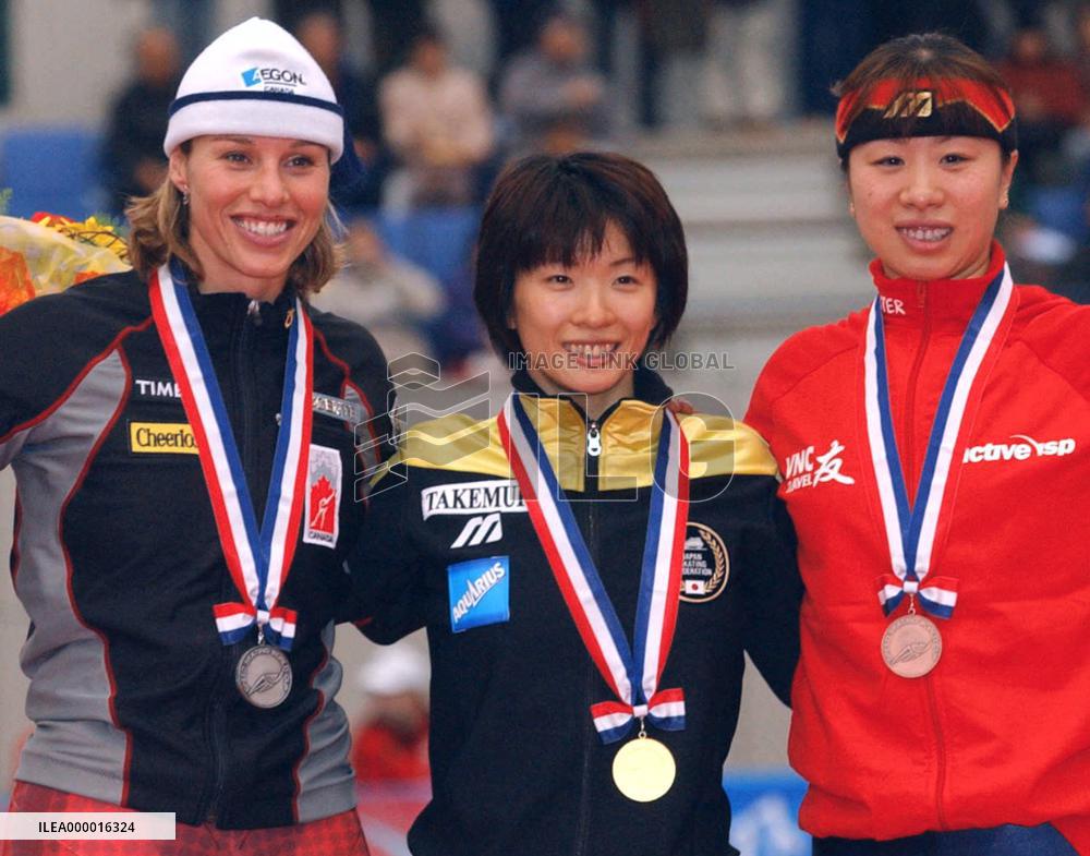 (2)Shinya edges LeMay-Doan to win women's 500