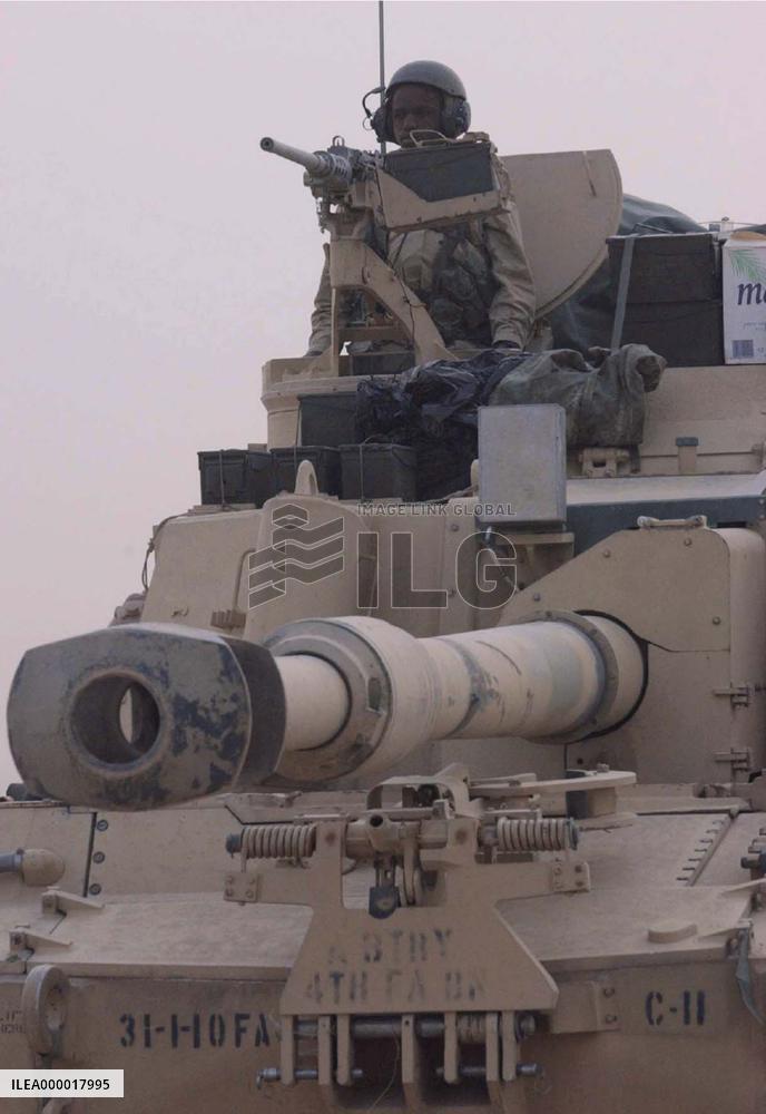 (1)U.S. soldiers in Kuwait