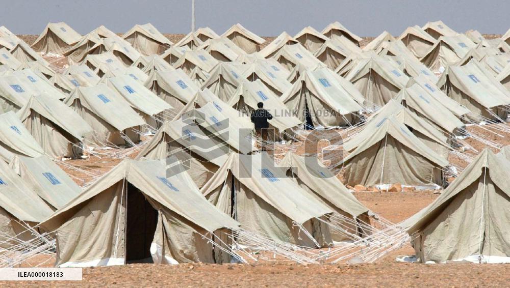 Refugee camp in Jordan