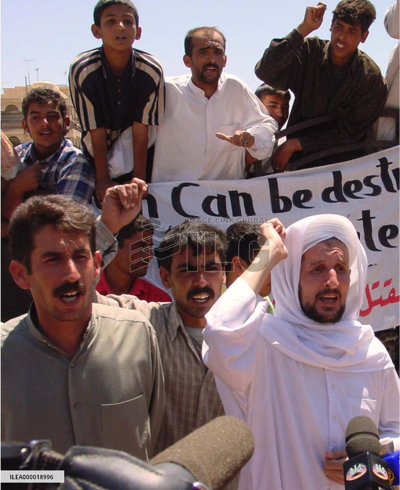 Muslim leaders stage protest against U.S. military