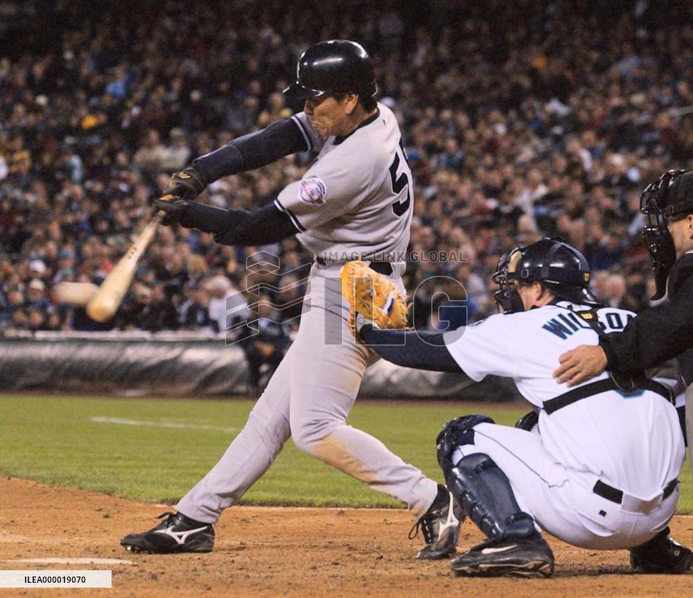 Yankees' Matsui goes 2-for-5 against Mariners