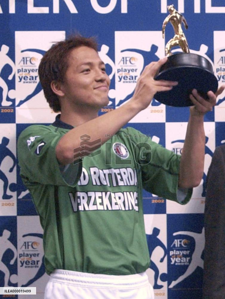 Ono receives Asia's Player of Year