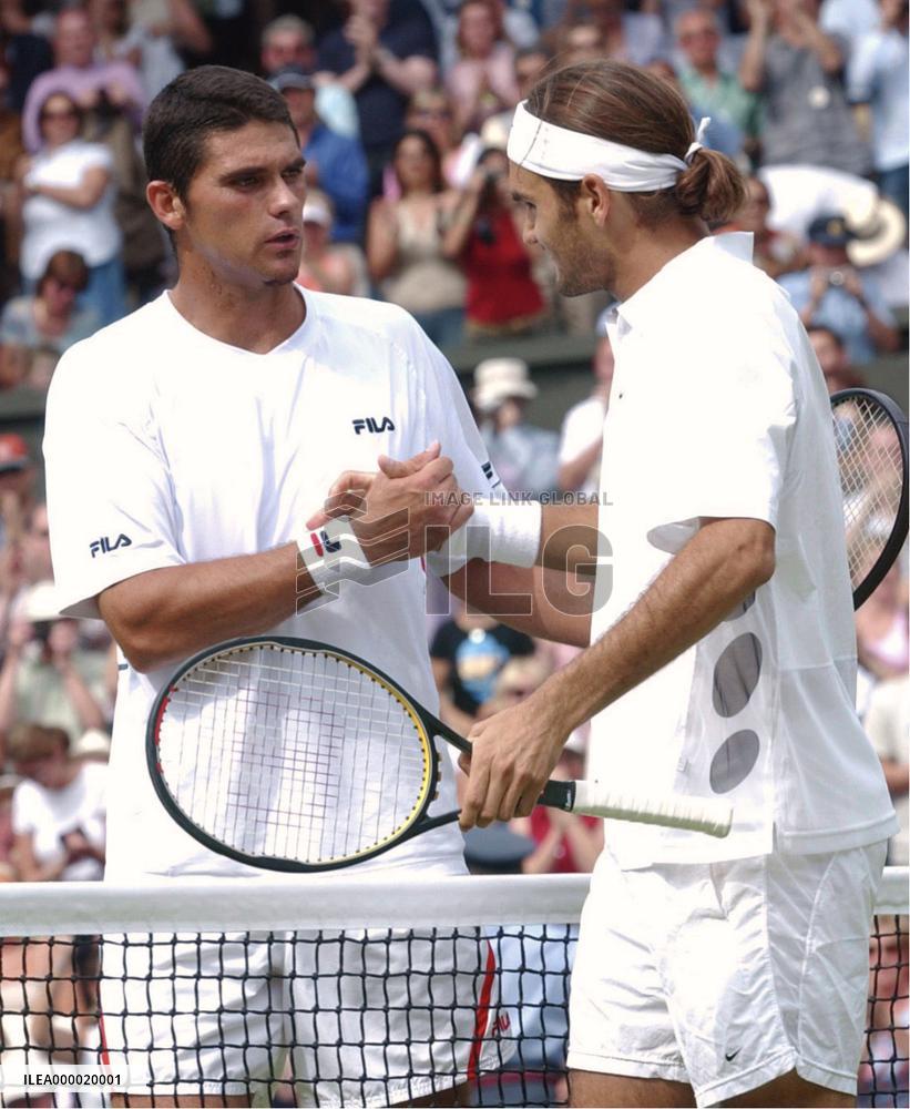 (2)Federer wins men's singles title at Wimbledon