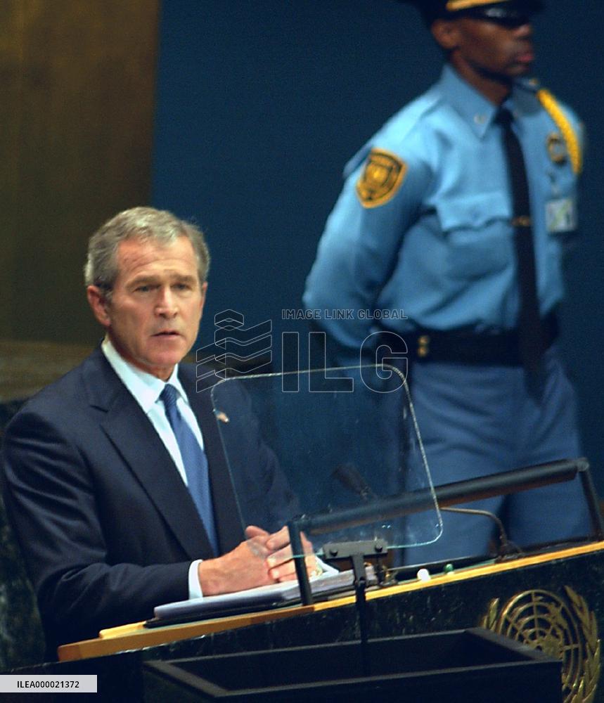 Bush seeks U.N. help in Iraq reconstruction