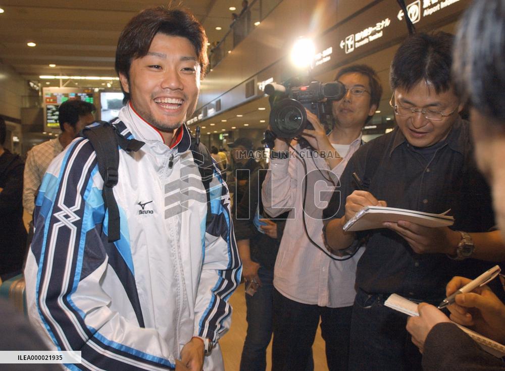 Suetsugu back in Japan